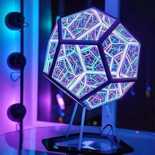 (🎁2025 Año Nuevo Hot Sale🎁 49% Off🎁)Infinito Dodecaedro Color Arte Luz
