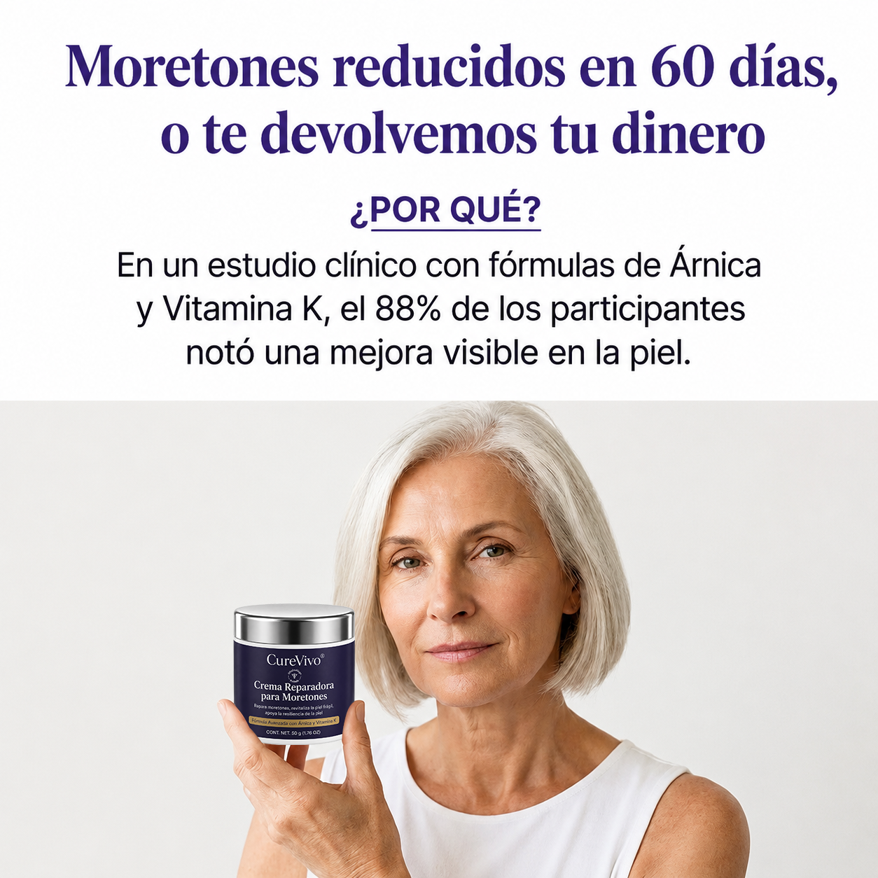 💥¡Más de 100,000 vendidos!💕- CureVivo® Crema Reparadora de Moretones y Fortalecedora de la Piel