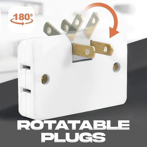 (🔥2025Promoción de último día - 49% de descuento)2025-180 Degrees Rotatable Socket Converter