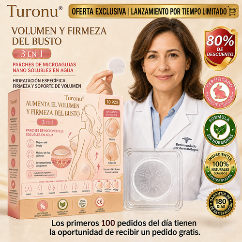 🔥Turonu® Parches de nano-microagujas específicos para el aumento de pecho y glúteos💥💥
