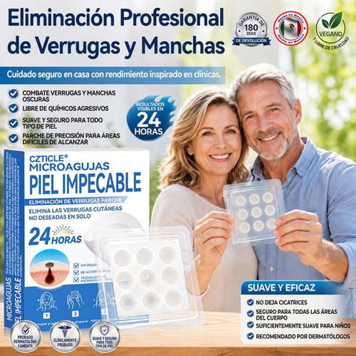 👩‍⚕️🎉𝑻𝒊𝒆𝒏𝒅𝒂 𝑶𝒇𝒊𝒄𝒊𝒂𝒍 | CZTICLE® ☃️ 𝑀𝑖𝑐𝑟𝑜𝑎𝑔𝑢𝑗𝑎𝑠 𝑃𝑖𝑒𝑙 𝐼𝑚𝑝𝑒𝑐𝑎𝑏𝑙𝑒 𝐸𝑙𝑖𝑚𝑖𝑛𝑎𝑐𝑖ó𝑛 𝐷𝑒 𝑉𝑒𝑟𝑟𝑢𝑔𝑎𝑠 𝑃𝑎𝑟𝑐ℎ𝑒 (𝑃𝑎𝑟𝑎 𝑎𝑐𝑟𝑜𝑐𝑜𝑟𝑑𝑜𝑛𝑒𝑠, 𝑝𝑒𝑞𝑢𝑒ñ𝑎𝑠 𝑖𝑚𝑝𝑒𝑟𝑓𝑒𝑐𝑐𝑖𝑜𝑛𝑒𝑠 𝑐𝑢𝑡á𝑛𝑒𝑎𝑠, 𝑣𝑒𝑟𝑟𝑢𝑔𝑎𝑠, 𝑙𝑢𝑛𝑎𝑟𝑒𝑠, 𝑚𝑎𝑛𝑐ℎ𝑎𝑠 𝑑𝑒 𝑙𝑎 𝑒𝑑𝑎𝑑 𝑦 𝑝𝑟𝑜𝑏𝑙𝑒𝑚𝑎𝑠 𝑑𝑒 𝑝𝑖𝑔𝑚𝑒𝑛𝑡𝑎𝑐𝑖ó𝑛.)