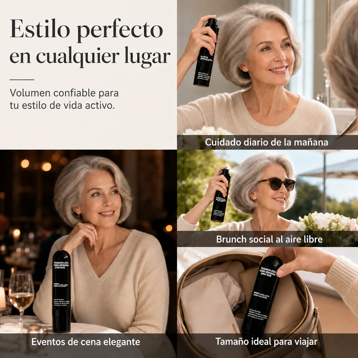 ✨ Compra 3 y llévate 2 GRATIS 🎁 Volumen instantáneo para cabello lacio — Ligero, con rebote y volumen todo el día