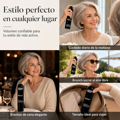 ✨ Compra 3 y llévate 2 GRATIS 🎁 Volumen instantáneo para cabello lacio — Ligero, con rebote y volumen todo el día