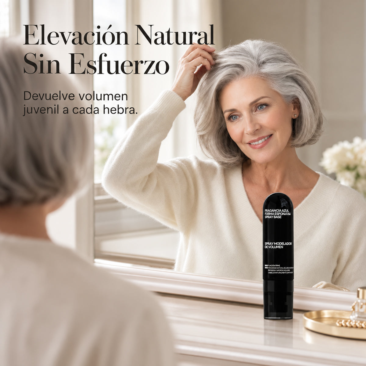 ✨ Compra 3 y llévate 2 GRATIS 🎁 Volumen instantáneo para cabello lacio — Ligero, con rebote y volumen todo el día
