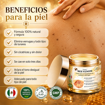 🏆Turonu® Tratamiento Avanzado con Veneno de Abeja para Verrugas e Imperfecciones de la Piel 👨‍⚕️ Inspirado en la ciencia dermatológica | Cuidado localizado desde casa
