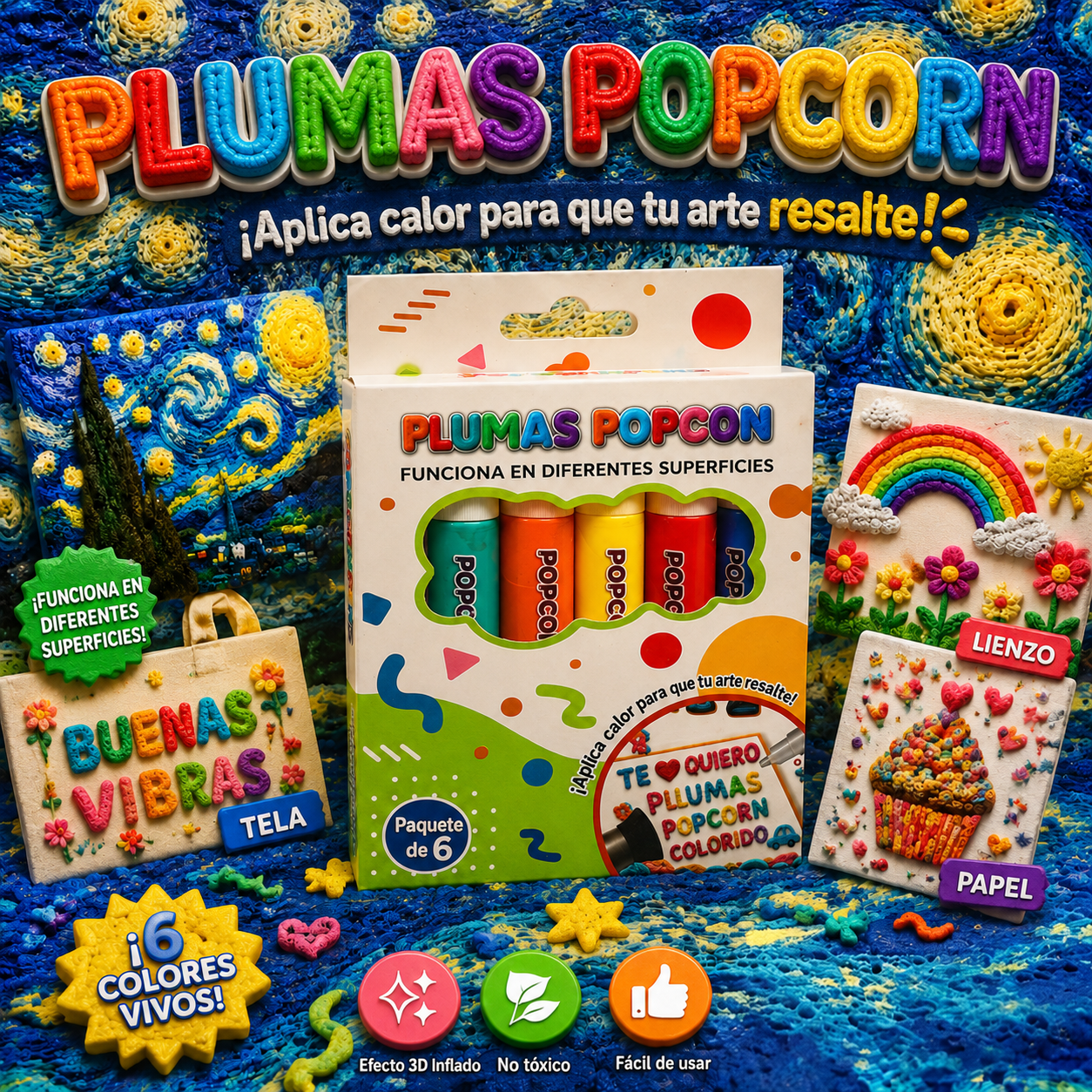 Ahorra un 50 % si lo pides hoy mismo🔮丨Rotulador artístico en relieve 3D IEY®: convierte tus dibujos planos en obras de arte en 3D que se pueden tocar🪄