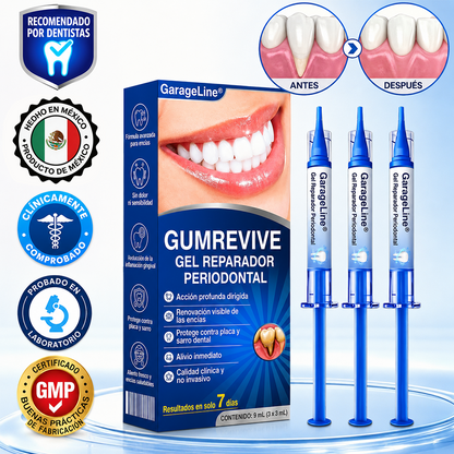 🇩🇪👨‍⚕️🦷✨GarageLine® GumRevive: gel reparador periodontal