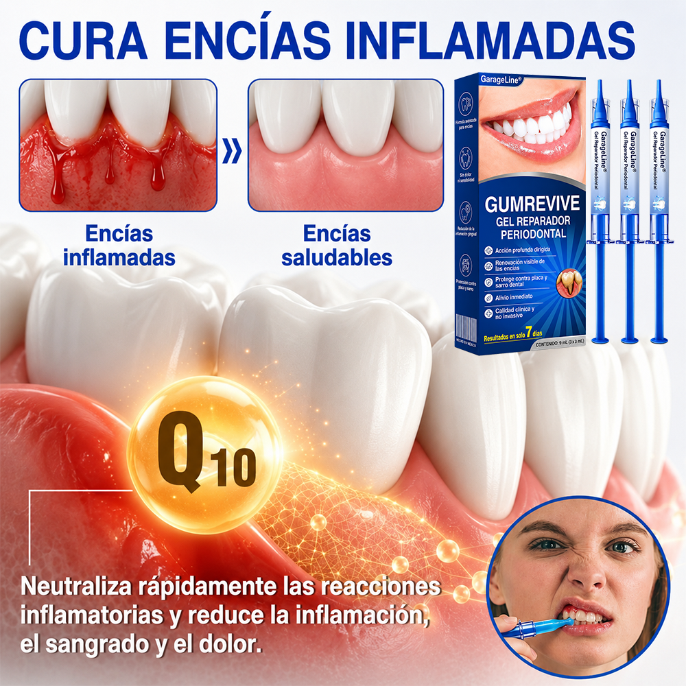 🇩🇪👨‍⚕️🦷✨GarageLine® GumRevive: gel reparador periodontal