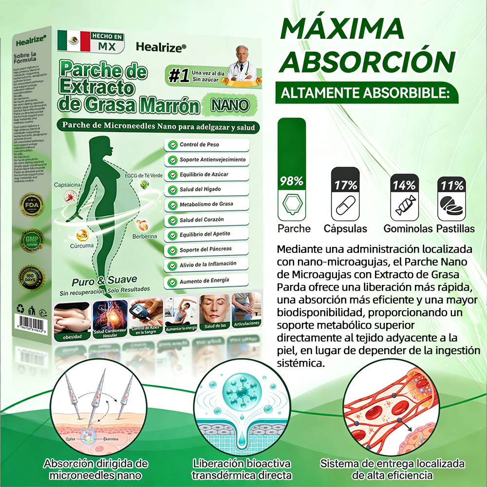 𝐓𝐢𝐞𝐧𝐝𝐚 𝐎𝐟𝐢𝐜𝐢𝐚𝐥 🪢𝐇𝐞𝐚𝐥𝐫𝐢𝐳𝐞® 𝐏𝐚𝐫𝐜𝐡𝐞 𝐃𝐞 𝐌𝐢𝐜𝐫𝐨𝐚𝐠𝐮𝐣𝐚𝐬 𝐍𝐚n𝐨 𝐂𝐨𝐧 𝐄𝐱𝐭𝐫𝐚𝐜𝐭𝐨 𝐃𝐞 𝐆𝐫𝐚s𝐚 𝐏𝐚r𝐝𝐚 (𝐒𝐨𝐥𝐨 𝐮𝐧𝐚 𝐯𝐞𝐳 𝐚𝐥 𝐝í𝐚, 𝐜𝐚𝐦𝐛𝐢𝐨𝐬 𝐯𝐢𝐬𝐢𝐛𝐥𝐞𝐬 𝐞𝐧 𝟕 𝐝í𝐚𝐬）