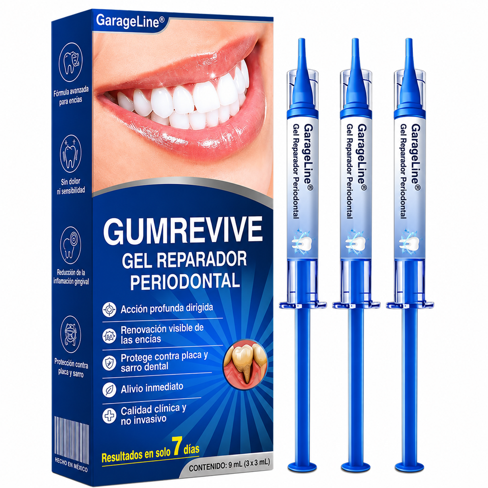 🇩🇪👨‍⚕️🦷✨GarageLine® GumRevive: gel reparador periodontal