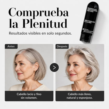 ✨ Compra 3 y llévate 2 GRATIS 🎁 Volumen instantáneo para cabello lacio — Ligero, con rebote y volumen todo el día