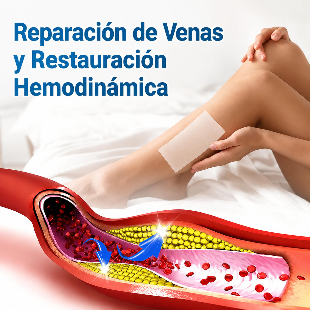 🇲🇽✨ ¿Venas marcadas en tus piernas? Healrize® VeinTarget Parche de Nanomicroagujas para un cuidado avanzado 👩‍⚕️