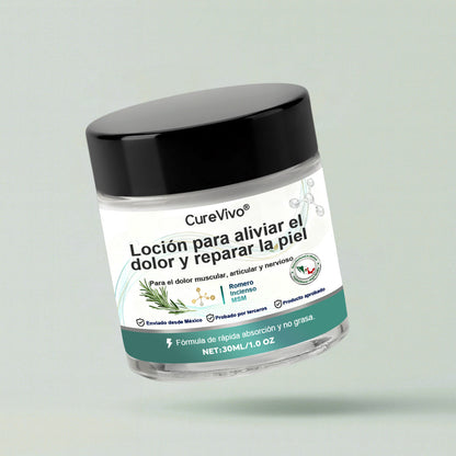 CureVivo® 🩺Loción analgésica y reparadora👩‍⚕️Para dolores musculares, articulares y nerviosos