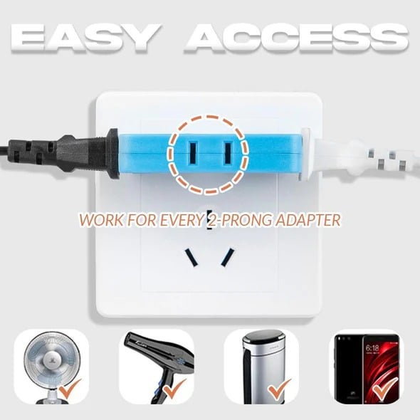 (🔥2025Promoción de último día - 49% de descuento)2025-180 Degrees Rotatable Socket Converter