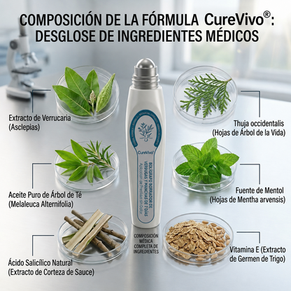 CureVivo® | Tecnología de cuidado de la piel inspirada en dermatología | 🌿🌿Solución de cuidado para acrocordones y manchas en 7 días | 🖊️ Pluma avanzada con aplicador de precisión — Aplicación suave y piel con apariencia más uniforme