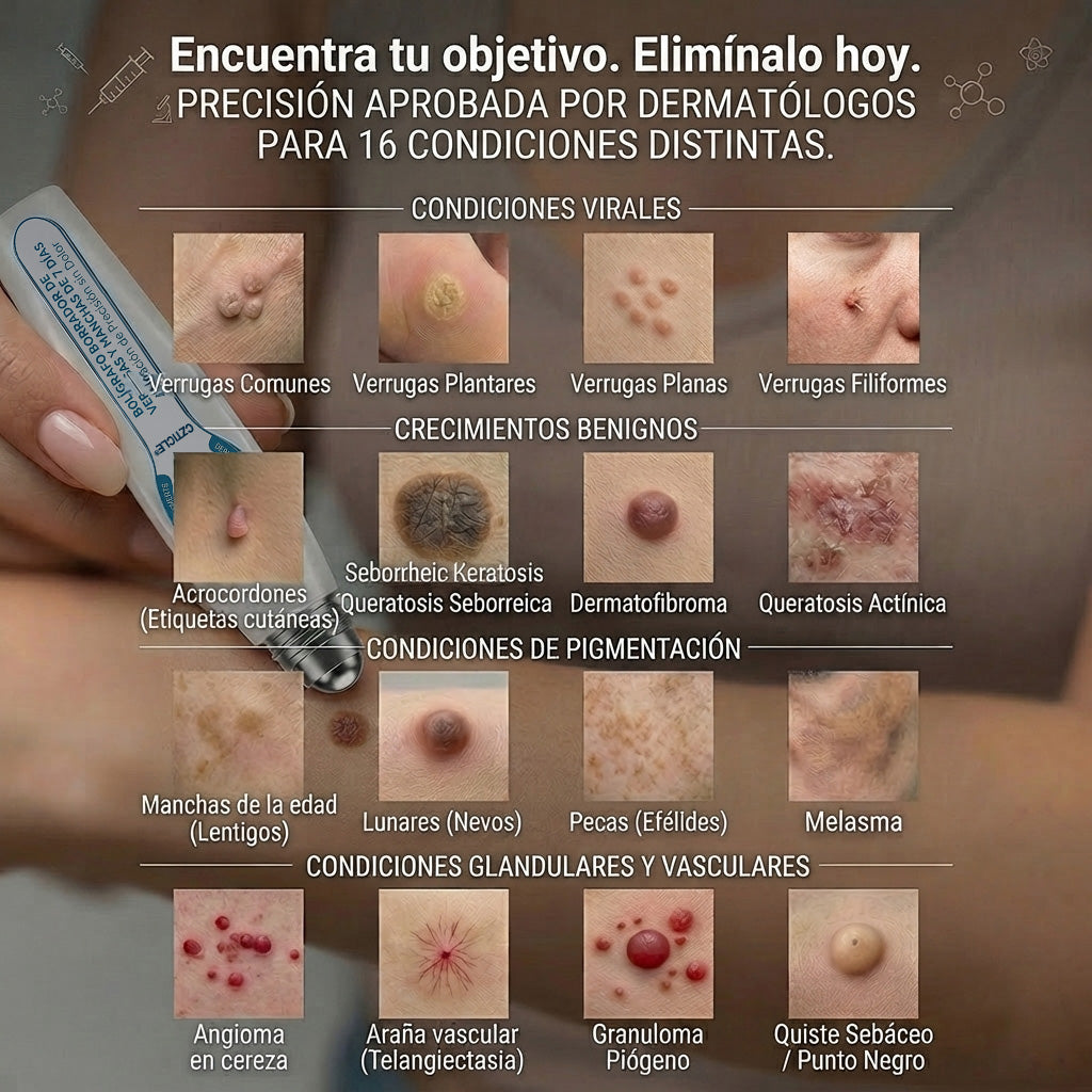 Instalación registrada ante COFEPRIS丨🩺 Eliminador de acrocordones y manchas en 7 días Pluma roll-on avanzada, sin dolor y sin dejar cicatrices