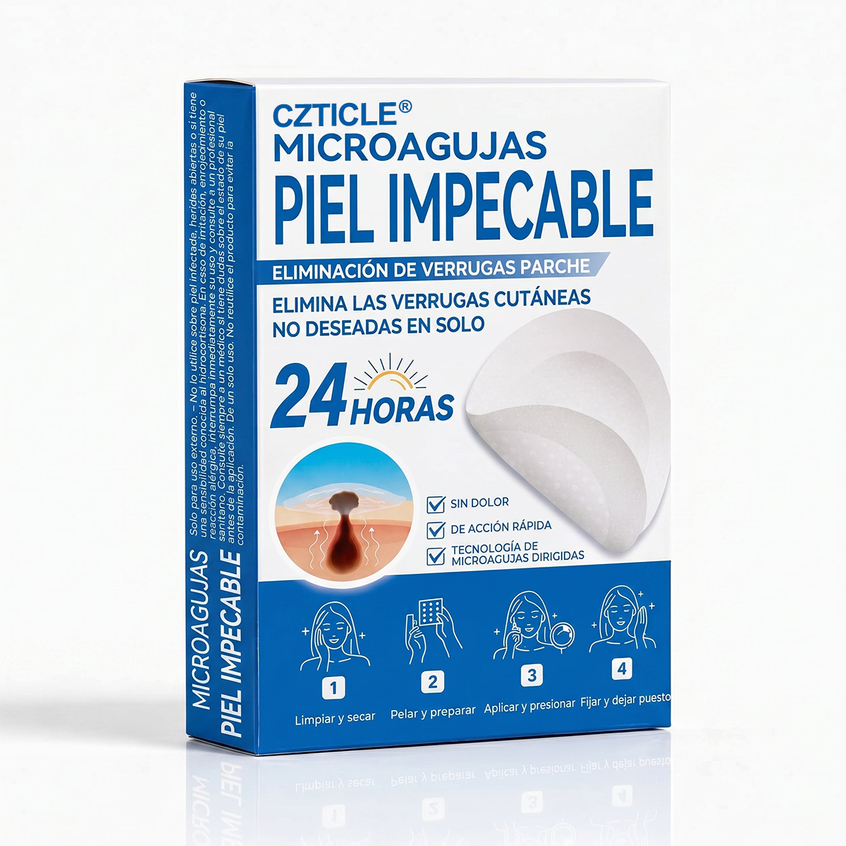 👩‍⚕️🎉𝑻𝒊𝒆𝒏𝒅𝒂 𝑶𝒇𝒊𝒄𝒊𝒂𝒍 | CZTICLE® ☃️ 𝑀𝑖𝑐𝑟𝑜𝑎𝑔𝑢𝑗𝑎𝑠 𝑃𝑖𝑒𝑙 𝐼𝑚𝑝𝑒𝑐𝑎𝑏𝑙𝑒 𝐸𝑙𝑖𝑚𝑖𝑛𝑎𝑐𝑖ó𝑛 𝐷𝑒 𝑉𝑒𝑟𝑟𝑢𝑔𝑎𝑠 𝑃𝑎𝑟𝑐ℎ𝑒 (𝑃𝑎𝑟𝑎 𝑎𝑐𝑟𝑜𝑐𝑜𝑟𝑑𝑜𝑛𝑒𝑠, 𝑝𝑒𝑞𝑢𝑒ñ𝑎𝑠 𝑖𝑚𝑝𝑒𝑟𝑓𝑒𝑐𝑐𝑖𝑜𝑛𝑒𝑠 𝑐𝑢𝑡á𝑛𝑒𝑎𝑠, 𝑣𝑒𝑟𝑟𝑢𝑔𝑎𝑠, 𝑙𝑢𝑛𝑎𝑟𝑒𝑠, 𝑚𝑎𝑛𝑐ℎ𝑎𝑠 𝑑𝑒 𝑙𝑎 𝑒𝑑𝑎𝑑 𝑦 𝑝𝑟𝑜𝑏𝑙𝑒𝑚𝑎𝑠 𝑑𝑒 𝑝𝑖𝑔𝑚𝑒𝑛𝑡𝑎𝑐𝑖ó𝑛.)