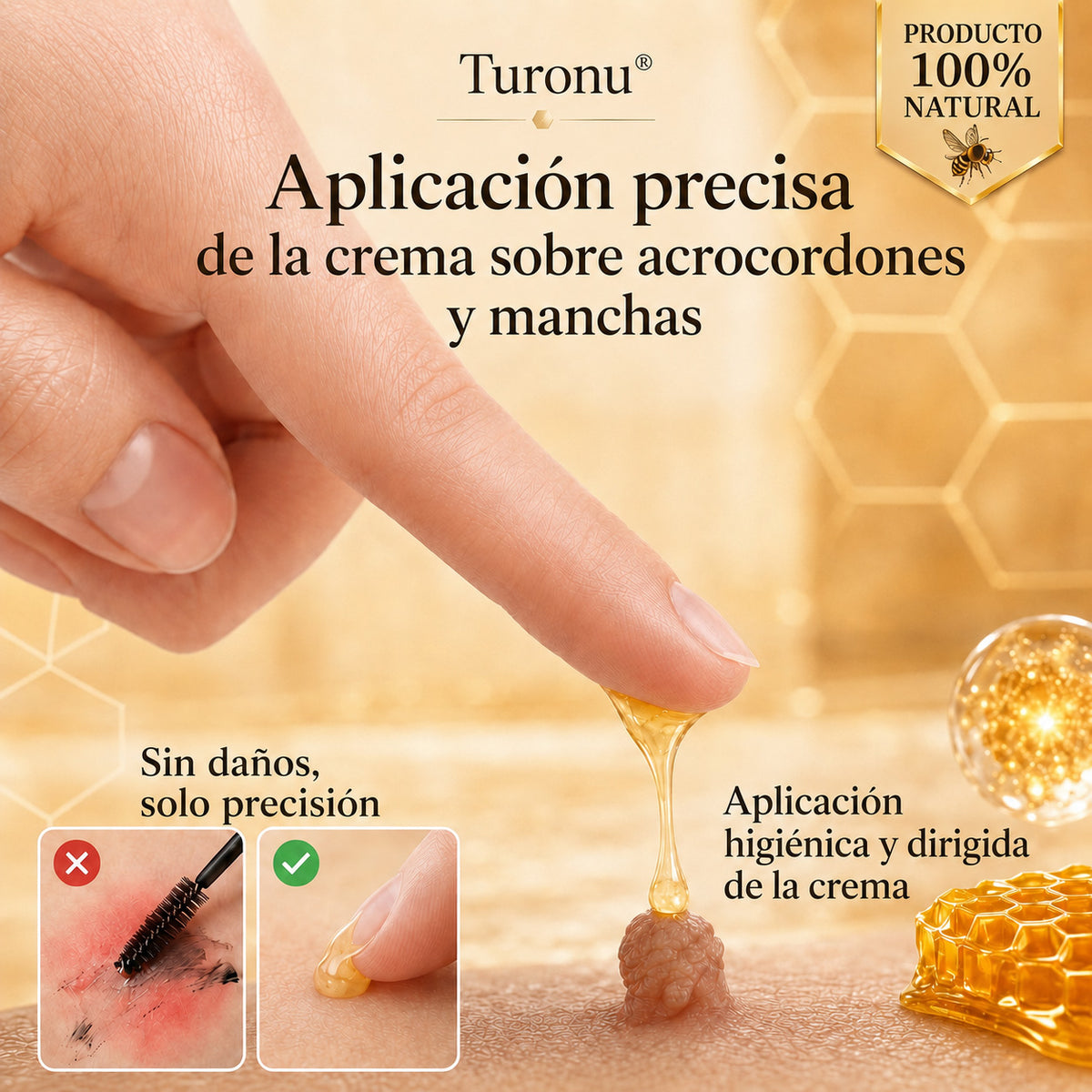 Turonu®🎇 tratamiento avanzado con veneno de abeja contra las verrugas y las imperfecciones de la piel 👨‍⚕️ Inspirado en la ciencia dermatológica | Cuidado localizado en casa