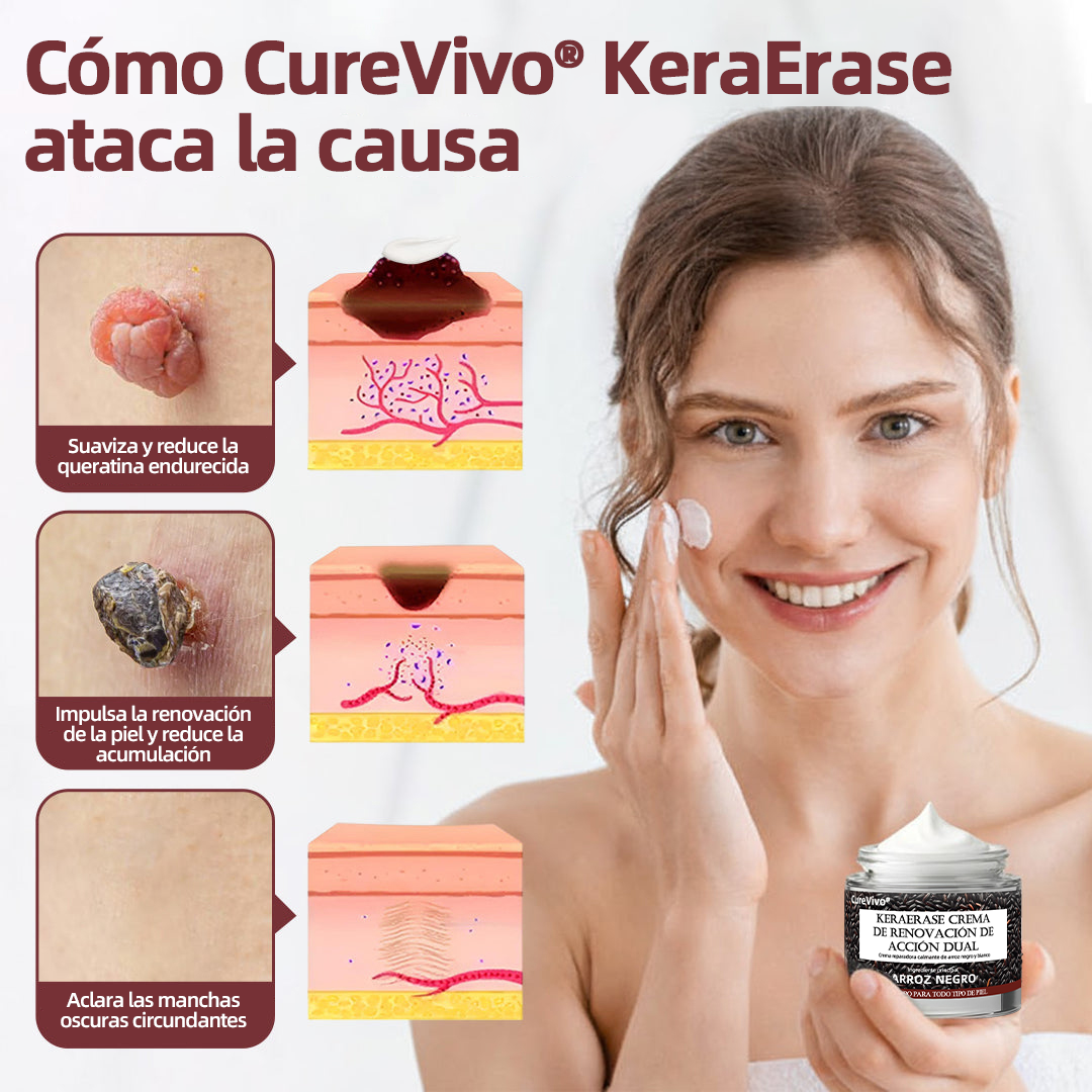 Cortificación oficial 😊 𝑪𝒖𝒓𝒆𝑽𝒊𝒗𝒐® Crema reparadora dual con células madre de arroz negro