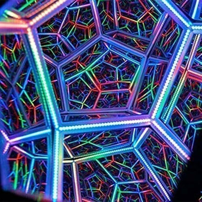 (🎁2025 Año Nuevo Hot Sale🎁 49% Off🎁)Infinito Dodecaedro Color Arte Luz