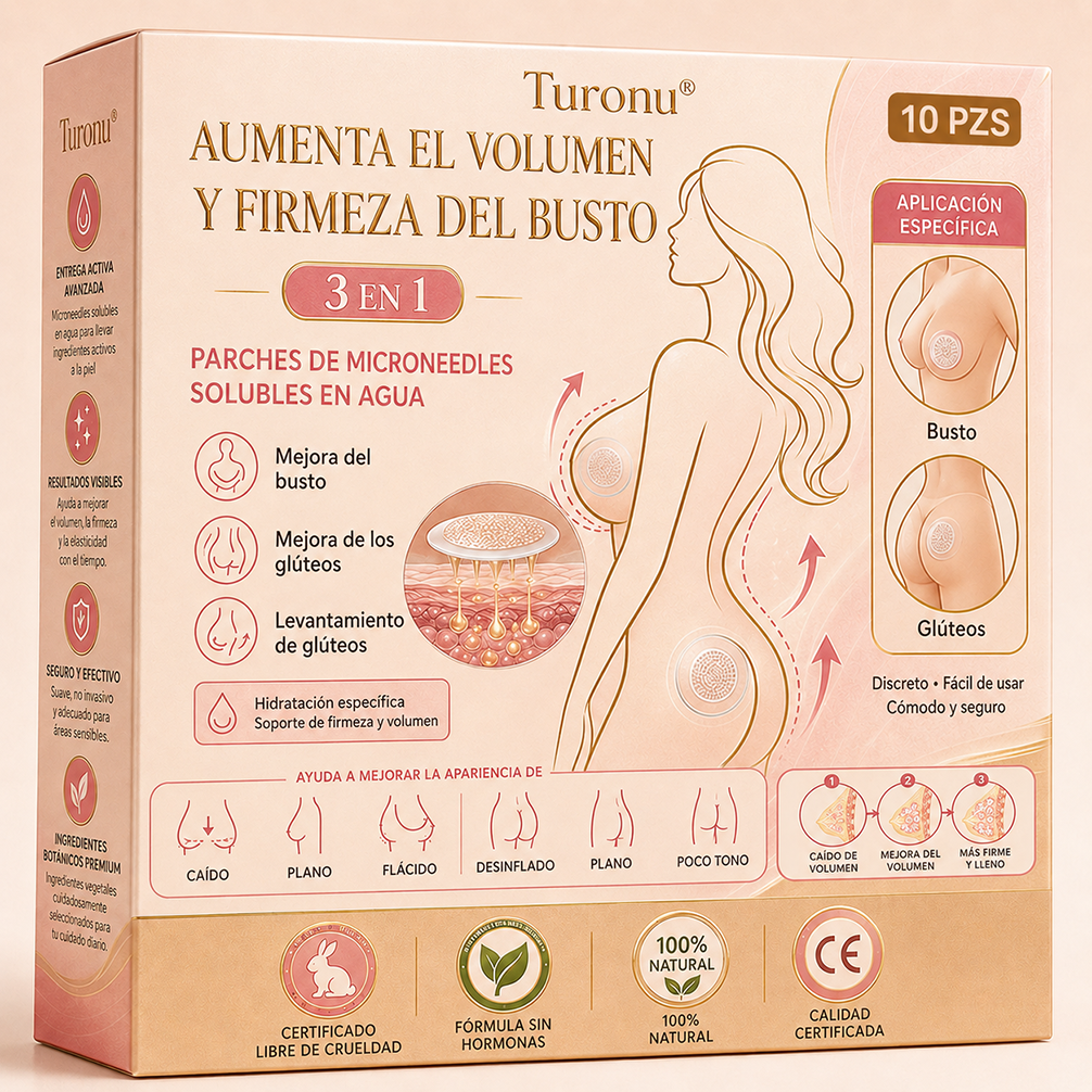 🔥Turonu® Parches de nano-microagujas específicos para el aumento de pecho y glúteos💥💥