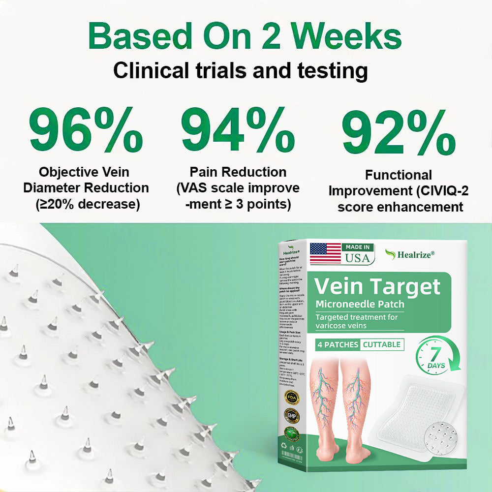 🇺🇸🦅✅Healrize® VeinTarget Microneedle Patch⚡Instant Relief, Long-Term Results 👩‍⚕️