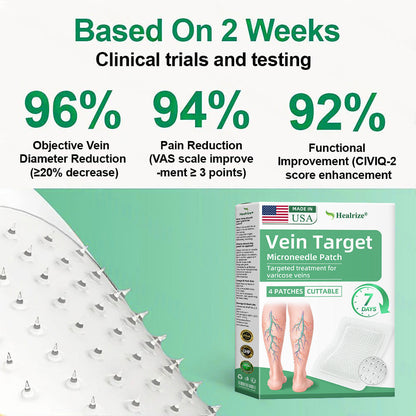 🇺🇸🦅✅Healrize® VeinTarget Microneedle Patch⚡Instant Relief, Long-Term Results 👩‍⚕️