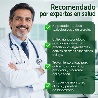 🧑‍⚕️CureVivo® Suero Rodante Ocular Nano Clear Vision – Confort Ocular Profesional y Soporte para la Vista