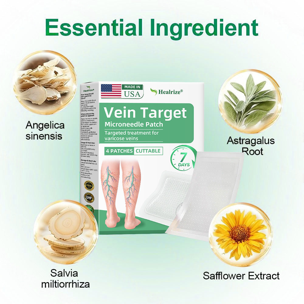 🇺🇸🦅✅Healrize® VeinTarget Microneedle Patch⚡Instant Relief, Long-Term Results 👩‍⚕️