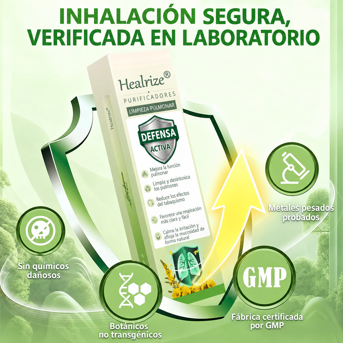 🦚 | Difusor Healrize® con extracto botánico de gordolobo para la limpieza pulmonar 🔥