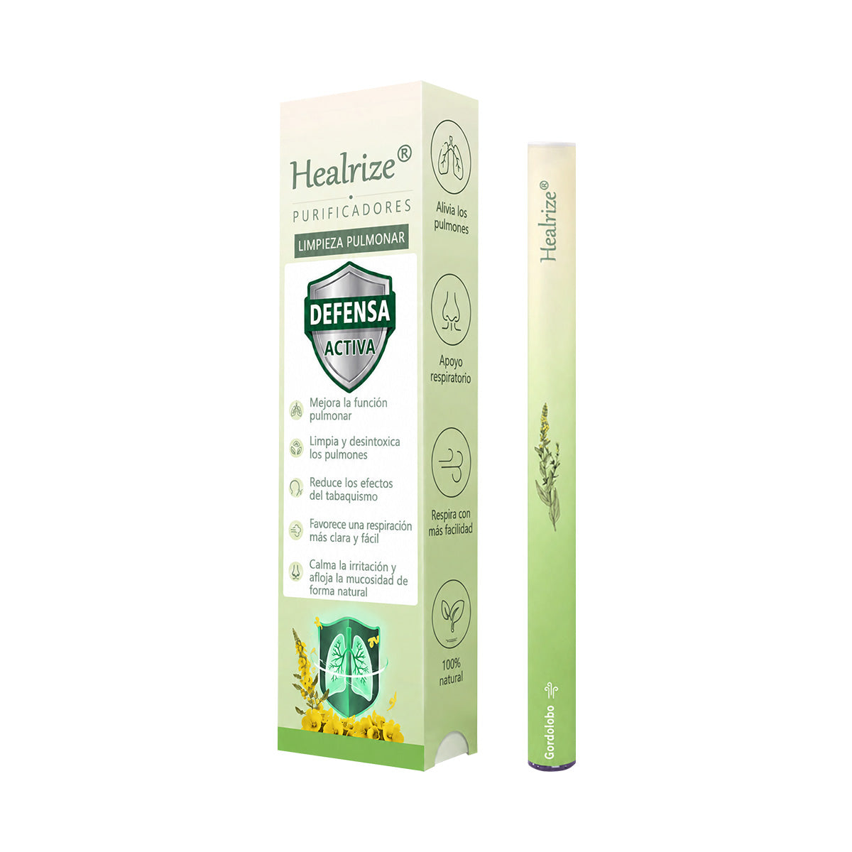 🦚 | Difusor Healrize® con extracto botánico de gordolobo para la limpieza pulmonar 🔥
