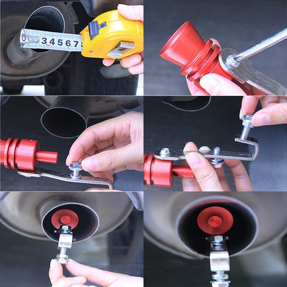 (2025🔥Promoción de último día - 49% de descuento)Accesorios para válvula de escape con sonido de turbina universal