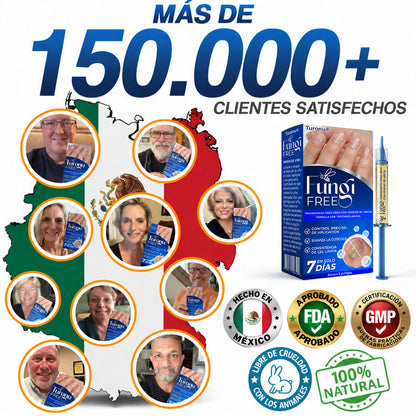 🇲🇽 Turonu® FungiFree 🐝 Cuidado Intensivo para Hongos, Uñas Amarillas, Gruesas y Quebradizas ✨