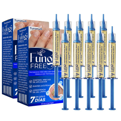 🇲🇽 Turonu® FungiFree 🐝 Cuidado Intensivo para Hongos, Uñas Amarillas, Gruesas y Quebradizas ✨