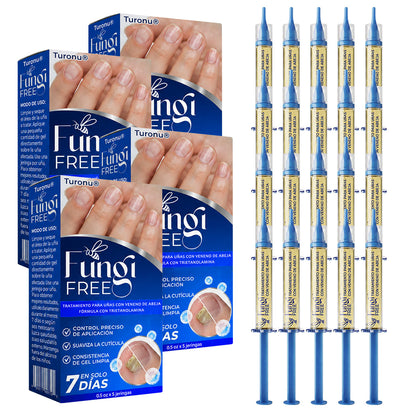 🇲🇽 Turonu® FungiFree 🐝 Cuidado Intensivo para Hongos, Uñas Amarillas, Gruesas y Quebradizas ✨