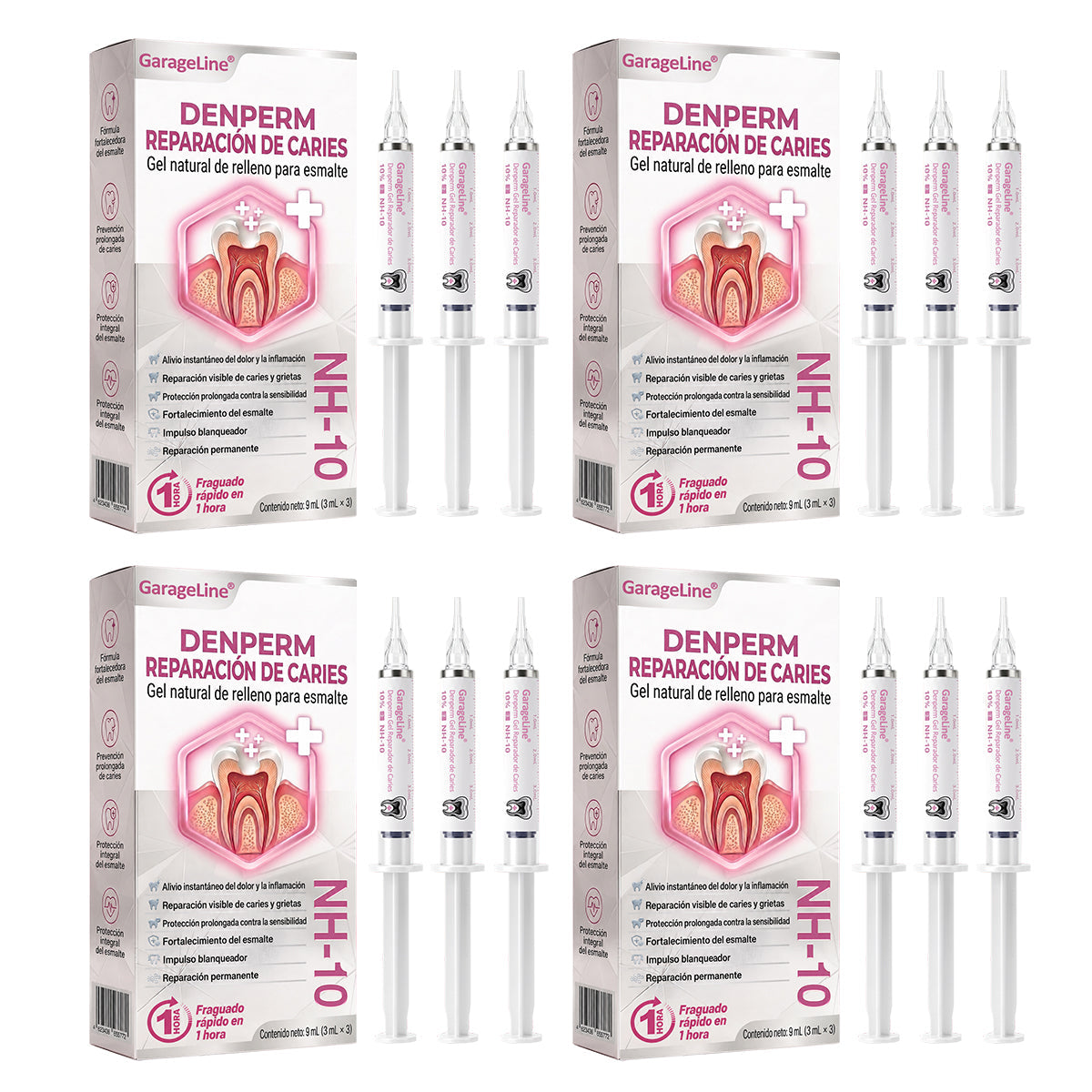 4 Cajas 🪥 Fortalecimiento de Todos los Dientes