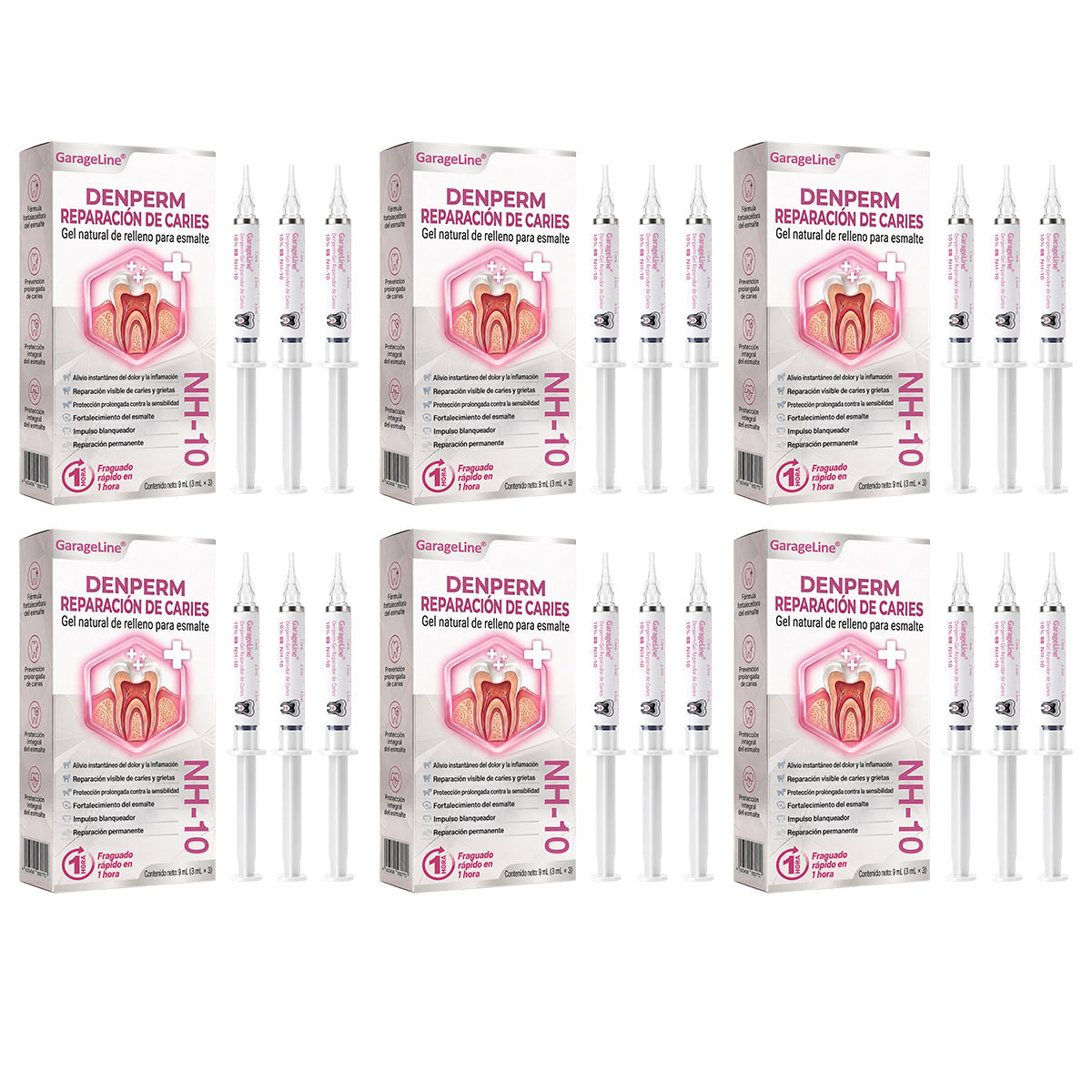 🪥GarageLine®💡 DenPerm Gel para Reparar Caries y Restaurar el Esmalte Dental🪥