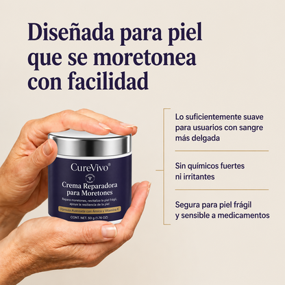 💥¡Más de 100,000 vendidos!💕- CureVivo® Crema Reparadora de Moretones y Fortalecedora de la Piel