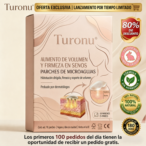 💥Turonu® 💥Parche avanzado de nanomicroagujas para el aumento selectivo del pecho💥💥💥