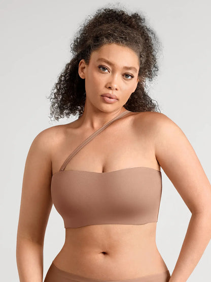 🏆LUCKYSONG® Sujetador bandeau sin tirantes ultrasuave