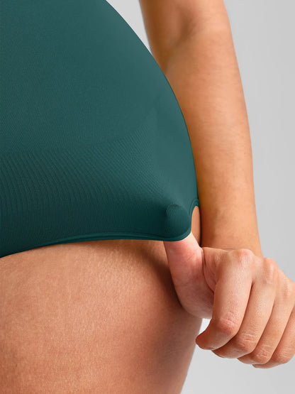 🏆LUCKYSONG® Body de uso diario sin costuras con escote redondo y textura suave.