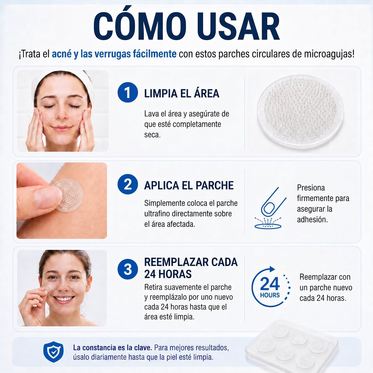 👩‍⚕️🎉𝑻𝒊𝒆𝒏𝒅𝒂 𝑶𝒇𝒊𝒄𝒊𝒂𝒍 | CZTICLE® ☃️ 𝑀𝑖𝑐𝑟𝑜𝑎𝑔𝑢𝑗𝑎𝑠 𝑃𝑖𝑒𝑙 𝐼𝑚𝑝𝑒𝑐𝑎𝑏𝑙𝑒 𝐸𝑙𝑖𝑚𝑖𝑛𝑎𝑐𝑖ó𝑛 𝐷𝑒 𝑉𝑒𝑟𝑟𝑢𝑔𝑎𝑠 𝑃𝑎𝑟𝑐ℎ𝑒 (𝑃𝑎𝑟𝑎 𝑎𝑐𝑟𝑜𝑐𝑜𝑟𝑑𝑜𝑛𝑒𝑠, 𝑝𝑒𝑞𝑢𝑒ñ𝑎𝑠 𝑖𝑚𝑝𝑒𝑟𝑓𝑒𝑐𝑐𝑖𝑜𝑛𝑒𝑠 𝑐𝑢𝑡á𝑛𝑒𝑎𝑠, 𝑣𝑒𝑟𝑟𝑢𝑔𝑎𝑠, 𝑙𝑢𝑛𝑎𝑟𝑒𝑠, 𝑚𝑎𝑛𝑐ℎ𝑎𝑠 𝑑𝑒 𝑙𝑎 𝑒𝑑𝑎𝑑 𝑦 𝑝𝑟𝑜𝑏𝑙𝑒𝑚𝑎𝑠 𝑑𝑒 𝑝𝑖𝑔𝑚𝑒𝑛𝑡𝑎𝑐𝑖ó𝑛.)